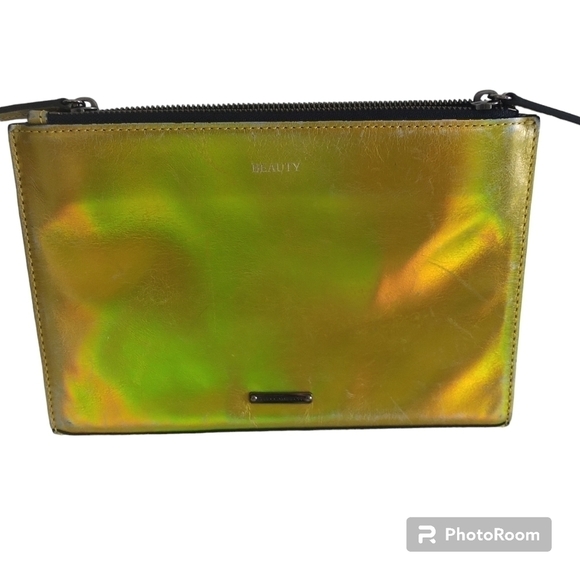 Rebecca Minkoff Royal Double Pouch Beauty Benjamins Clutch - Picture 1 of 12